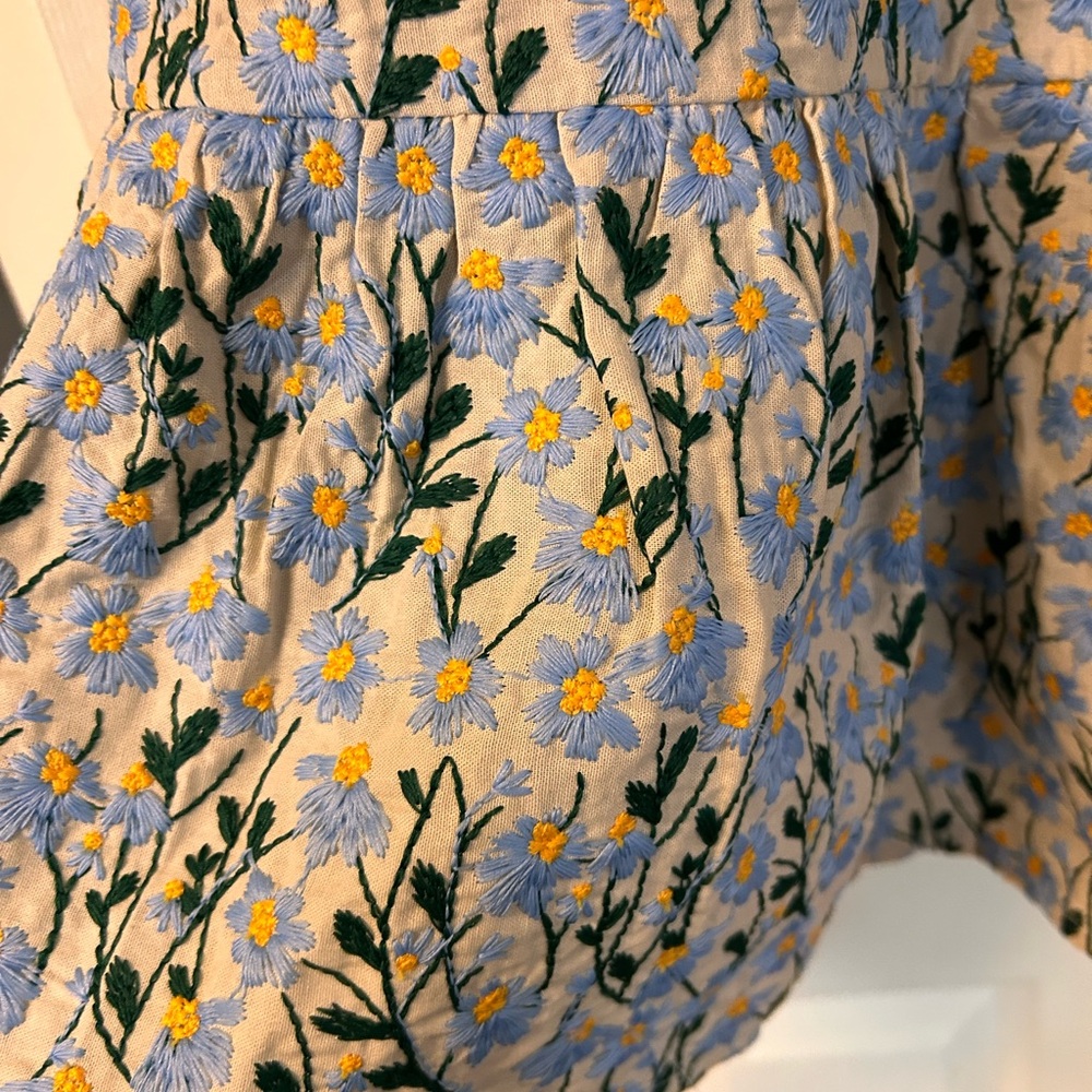 Tuckernuck Blue and Yellow Floral Dress, size L, NWT - Picture 6 of 12
